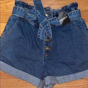 High Waisted Jean Shorts